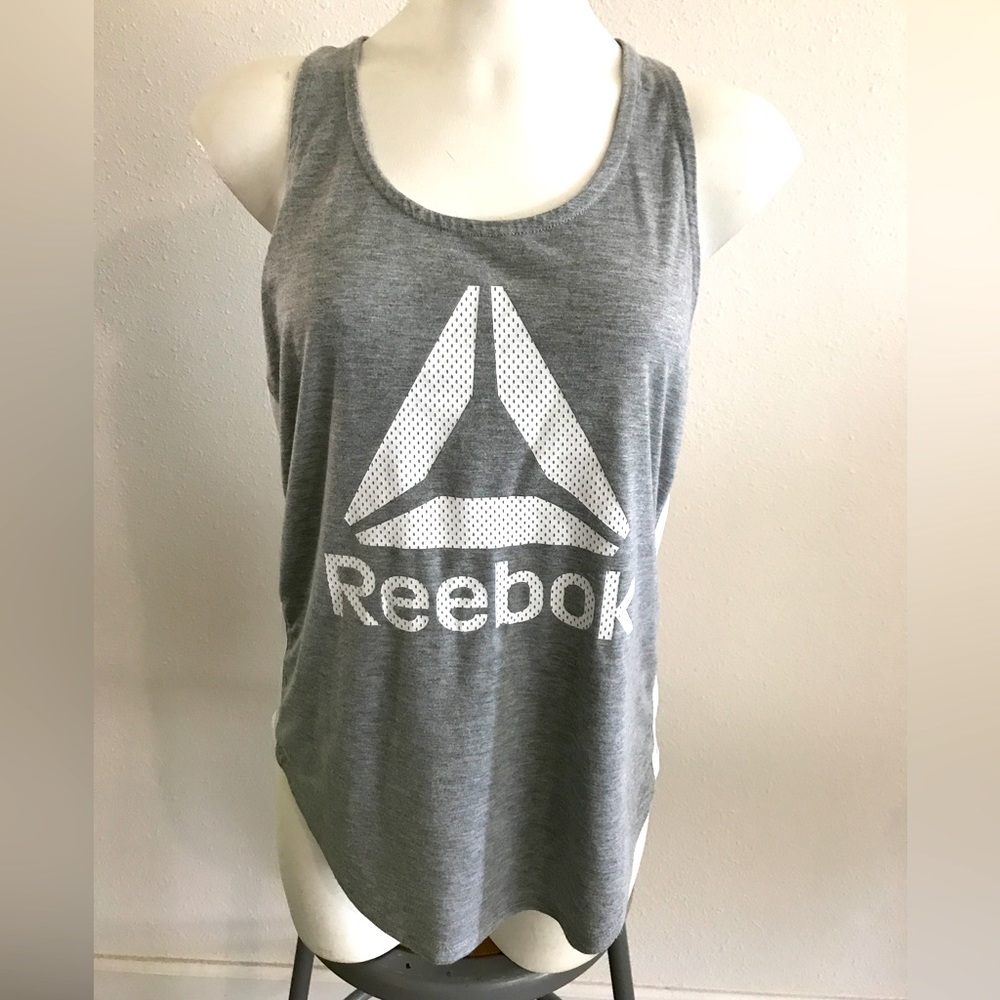 Reebok Grey Mesh Side Tank